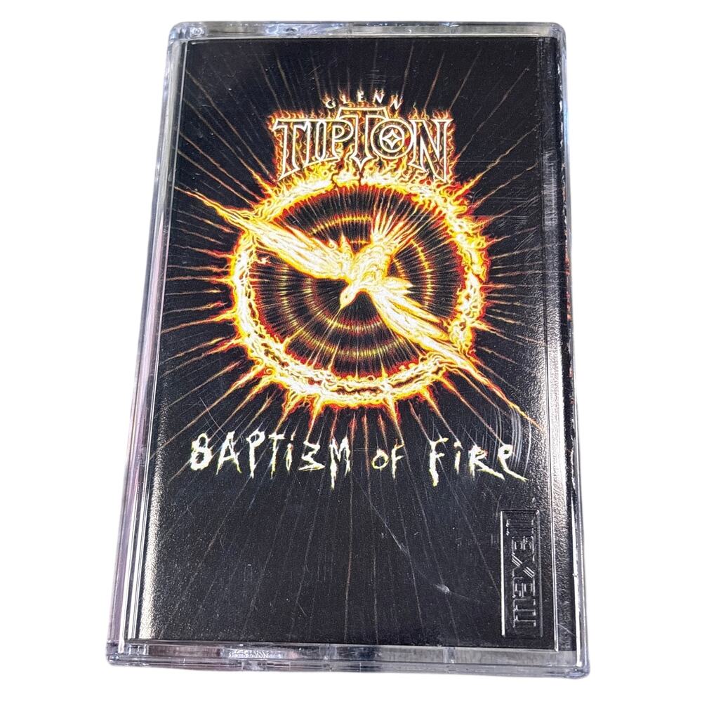 Glenn Tipton Baptism of Fire Cassette Tape Original 1997 Atlantic Heavy Metal US